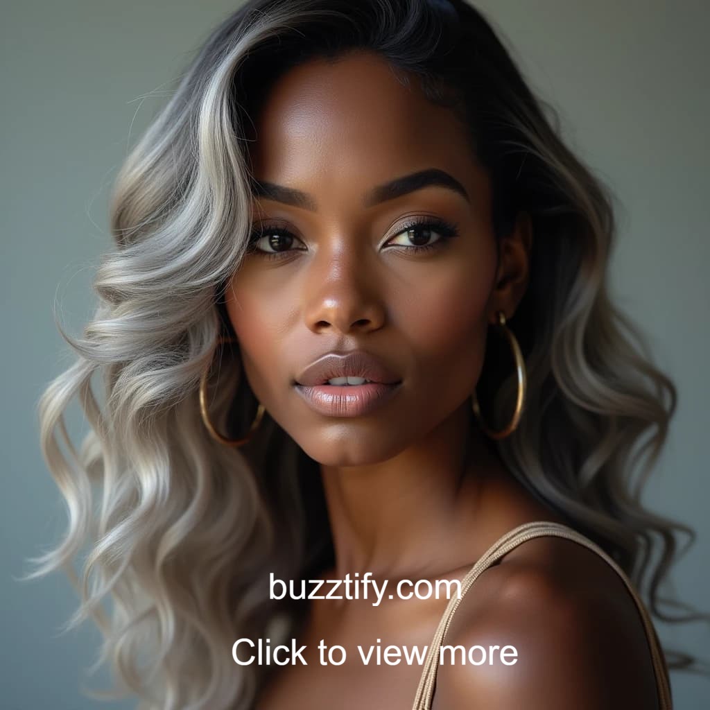 Gray Highlights on Black Hair, Top Hair Color Trends Gray Highlights on Black Hair, Top Hair Color Trends