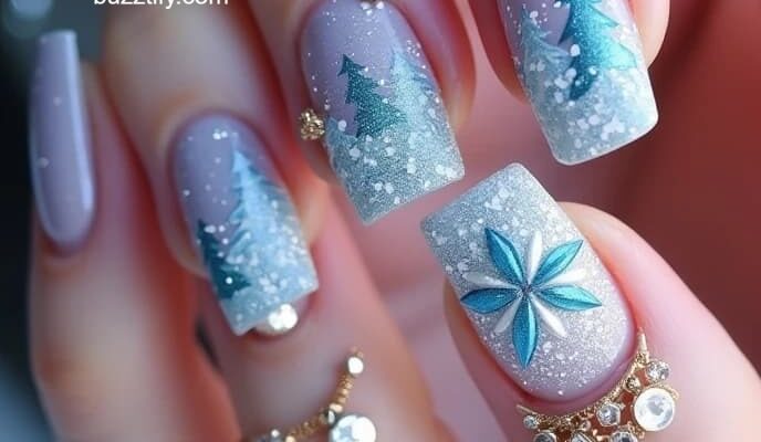 Nail Art Designs for Christmas