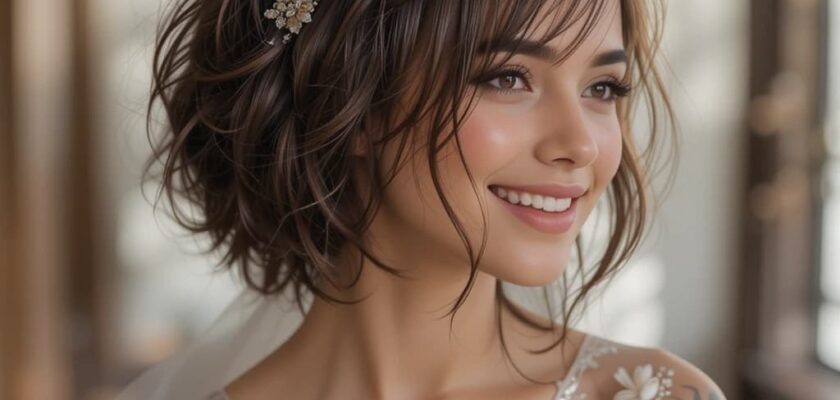 short hair for wedding party (19)