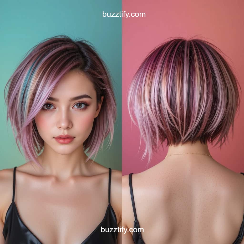 Asymmetrical Bob Color Hairstyles Ideas: Where Art Meets Edge Asymmetrical Bob Color Hairstyles Ideas: Where Art Meets Edge
