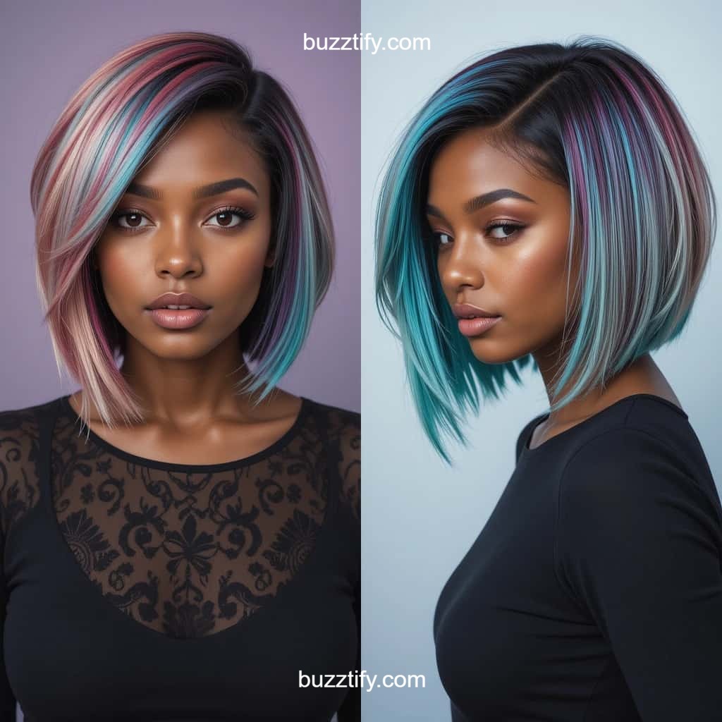 Asymmetrical Bob Color Hairstyles Ideas: Where Art Meets Edge Asymmetrical Bob Color Hairstyles Ideas: Where Art Meets Edge