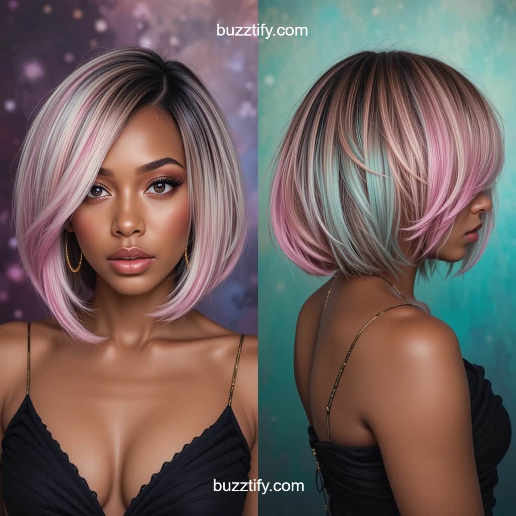 Asymmetrical Bob Color Hairstyles Ideas: Where Art Meets Edge Asymmetrical Bob Color Hairstyles Ideas: Where Art Meets Edge