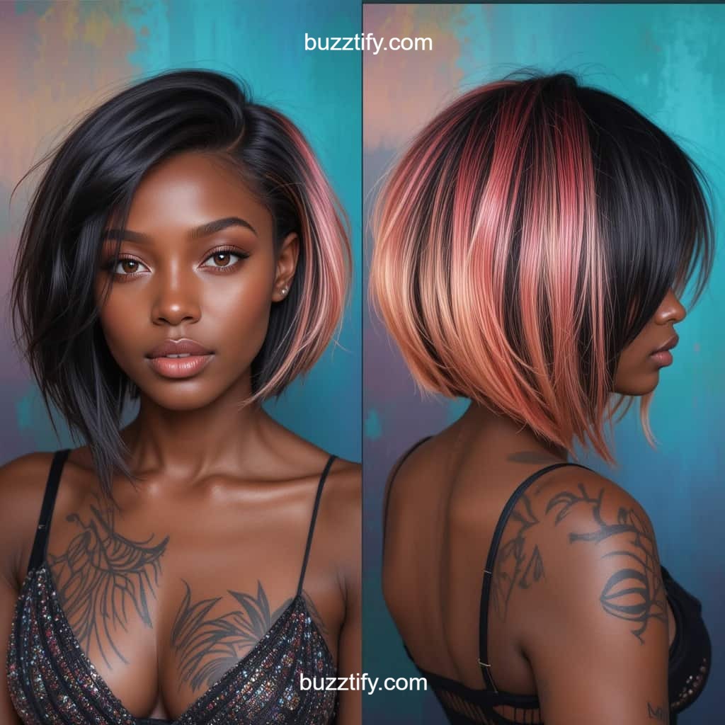 Asymmetrical Bob Color Hairstyles Ideas: Where Art Meets Edge Asymmetrical Bob Color Hairstyles Ideas: Where Art Meets Edge