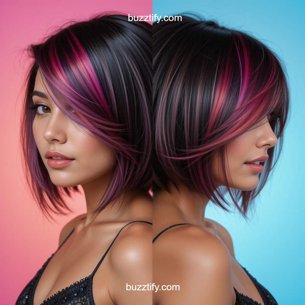 Asymmetrical Bob Color Hairstyles Ideas: Where Art Meets Edge Asymmetrical Bob Color Hairstyles Ideas: Where Art Meets Edge