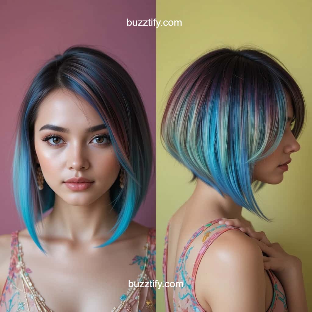Asymmetrical Bob Color Hairstyles Ideas: Where Art Meets Edge Asymmetrical Bob Color Hairstyles Ideas: Where Art Meets Edge