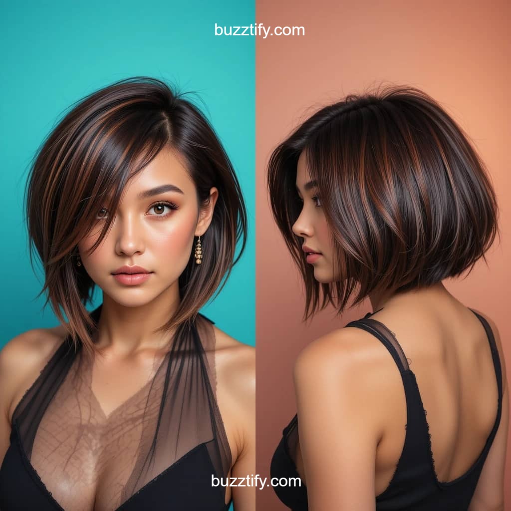 Asymmetrical Bob Color Hairstyles Ideas: Where Art Meets Edge Asymmetrical Bob Color Hairstyles Ideas: Where Art Meets Edge