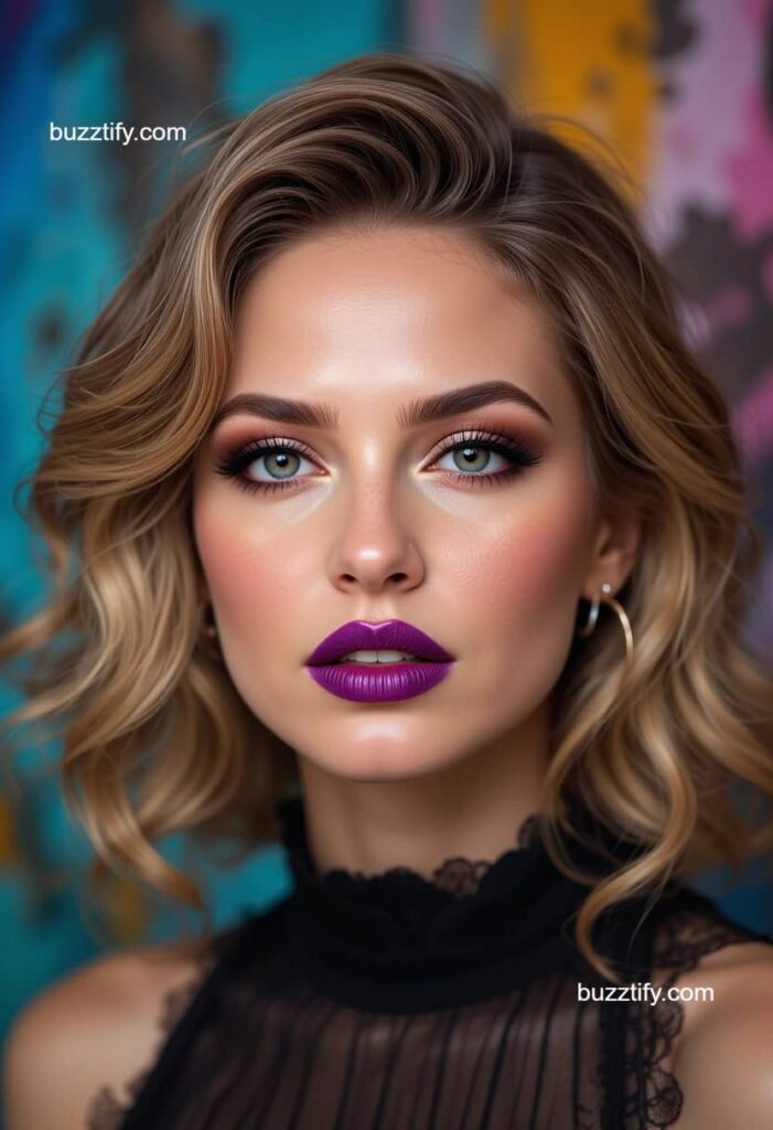 Best Hairstyles to Pair with Purple Lipstick: Dare to Stand Out Best Hairstyles to Pair with Purple Lipstick: Dare to Stand Out