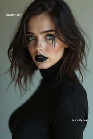 Dark Siren Makeup & Hairstyles or Goth Girls Style - Buzztify