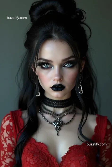 Dark Siren Makeup & Hairstyles or Goth Girls Style Dark Siren Makeup & Hairstyles or Goth Girls Style