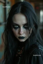 Dark Siren Makeup & Hairstyles or Goth Girls Style - Buzztify