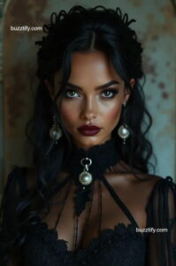 Dark Siren Makeup & Hairstyles or Goth Girls Style - Buzztify