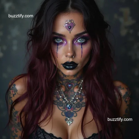 Dark Siren Makeup & Hairstyles or Goth Girls Style Dark Siren Makeup & Hairstyles or Goth Girls Style