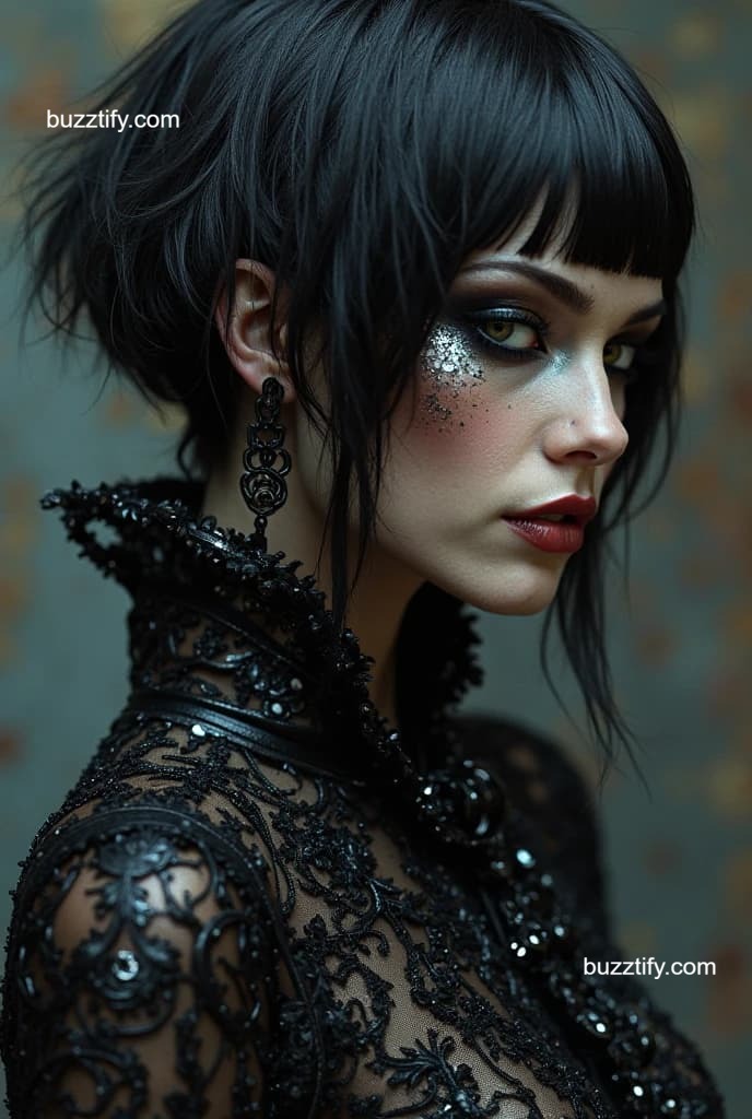 Dark Siren Makeup & Hairstyles or Goth Girls Style Dark Siren Makeup & Hairstyles or Goth Girls Style