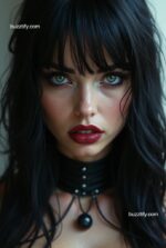 Dark Siren Makeup & Hairstyles or Goth Girls Style - Buzztify