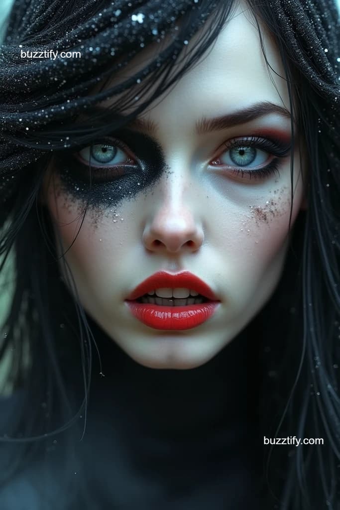 Dark Siren Makeup & Hairstyles or Goth Girls Style Dark Siren Makeup & Hairstyles or Goth Girls Style