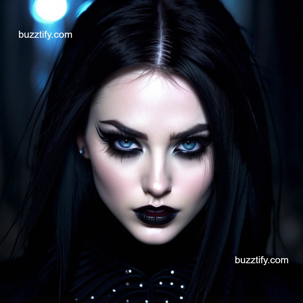 Dark Siren Makeup & Hairstyles or Goth Girls Style Dark Siren Makeup & Hairstyles or Goth Girls Style