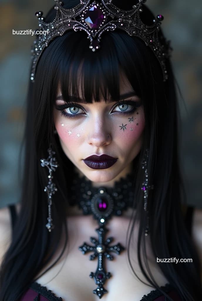 Dark Siren Makeup & Hairstyles or Goth Girls Style Dark Siren Makeup & Hairstyles or Goth Girls Style