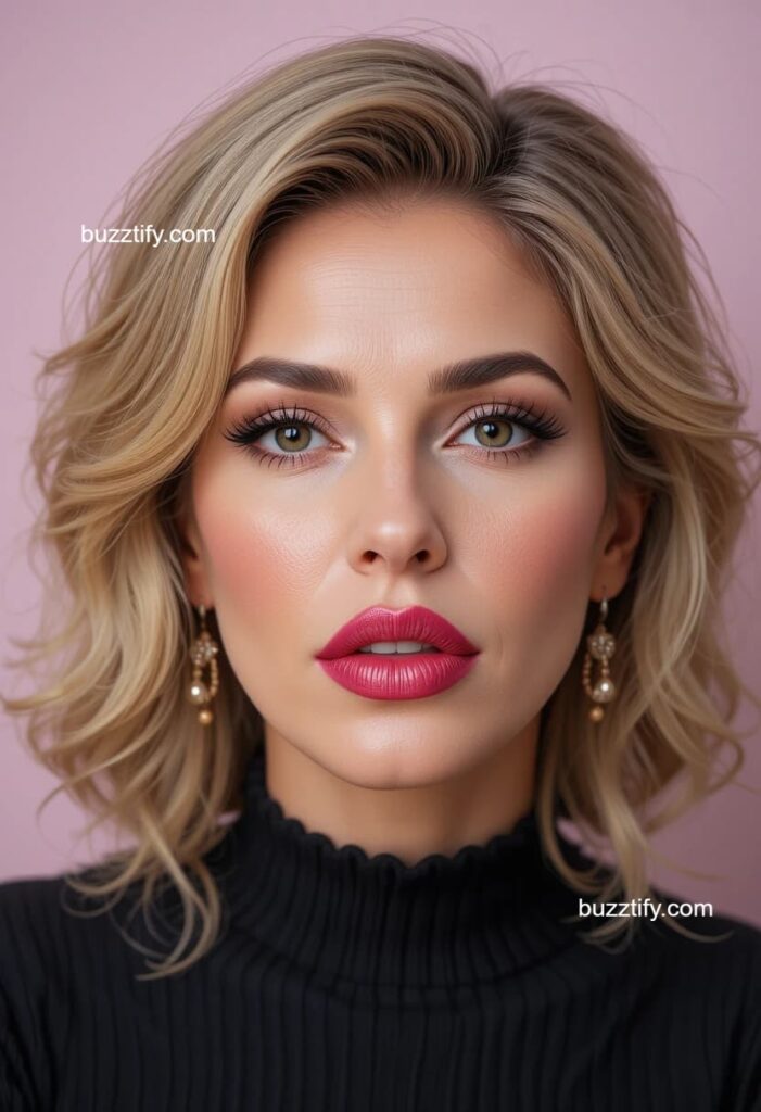 Hairstyles That Pair Perfectly with Pink Lipstick Hairstyles That Pair Perfectly with Pink Lipstick